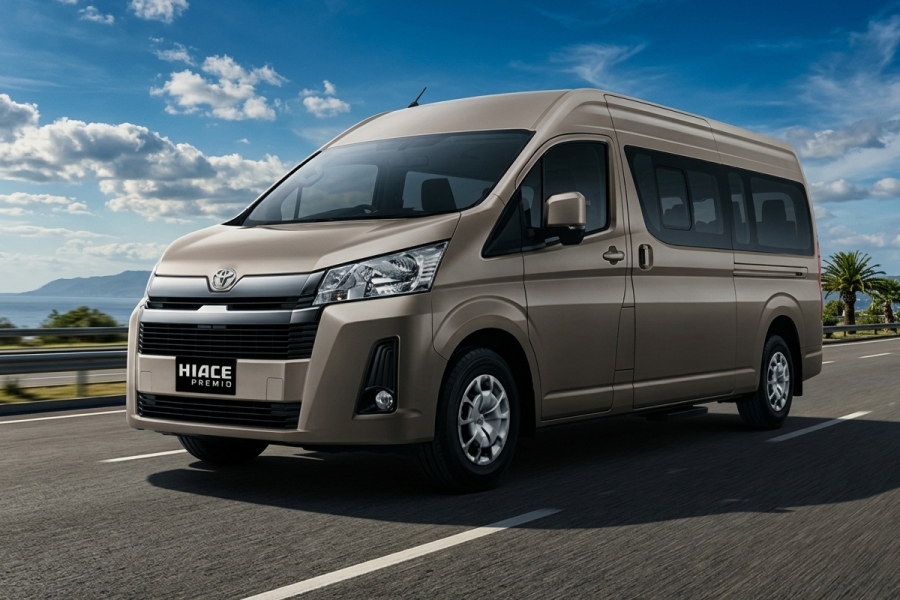 Sewa Mobil Toyota HiAce Premio